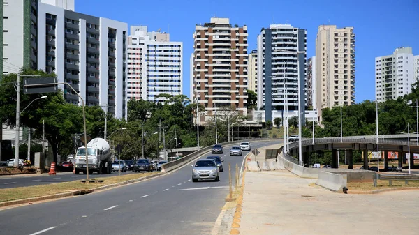 Salvador Bahia Brazil December 2020 View Construction Public Road Avenue — Stock Photo, Image