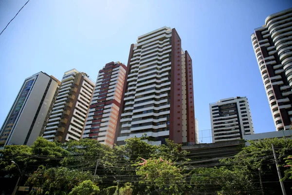 Salvador Bahia Brasil Diciembre 2020 Vista Del Edificio Residencial Barrio — Foto de Stock