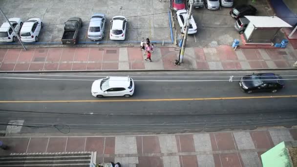 Salvador Bahia Brazil December 2020 Fordonsrörelse Regionen Baixa Dos Sapateiros — Stockvideo