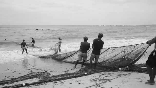 Salvador Bahia Brésil Décembre 2020 Des Pêcheurs Sont Vus Lors — Video