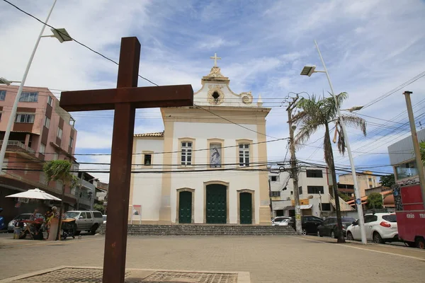 Salvador Bahia Brasil Dezembro 2020 Fachada Igreja Nossa Senhora Conceicao — Fotografia de Stock
