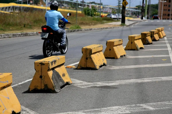 Salvador Bahia Brasilien Dezember 2020 Straße Mit Konzertblock Der Stadt — Stockfoto