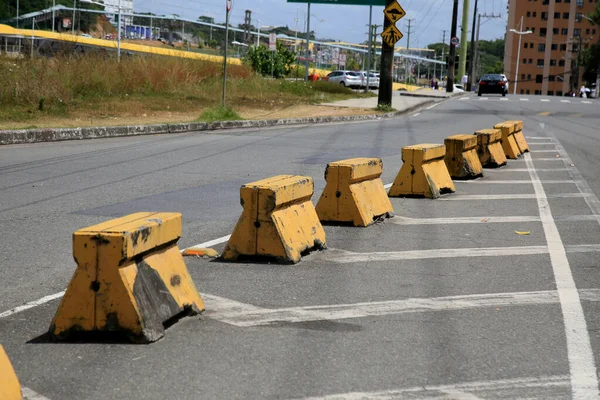 Salvador Bahia Brazil December 2020 Street Blocked Concert Block City — Stock Photo, Image