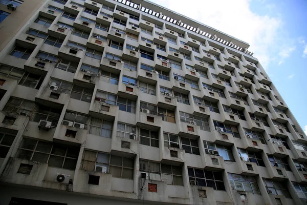 Salvador Bahia Brasil Diciembre 2020 Unidades Aire Acondicionado Ven Pared — Foto de Stock