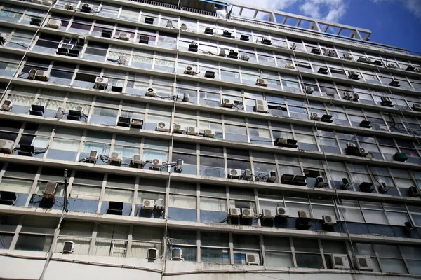 Salvador Bahia Brasil Diciembre 2020 Unidades Aire Acondicionado Ven Pared — Foto de Stock