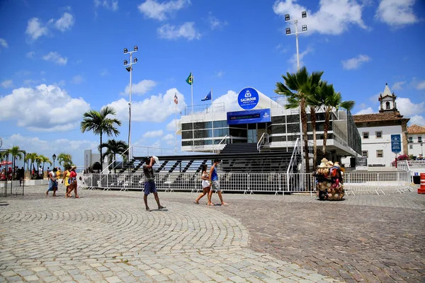 Salvador Bahia Brazília December 2020 Kilátás Épületre Ahol Salvadori Városháza — Stock Fotó