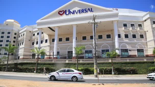 Salvador Bahia Brazil December 2020 Facade Cathedral Universal Church Avenida — Stock Video