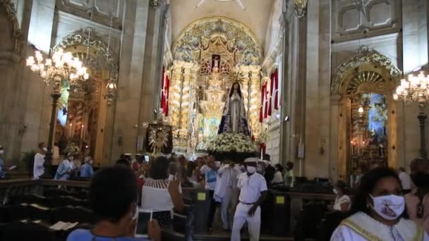 Salvador Bahia Brazil Ιανουάριος 2021 Εικόνα Του Bom Jesus Dos — Αρχείο Βίντεο