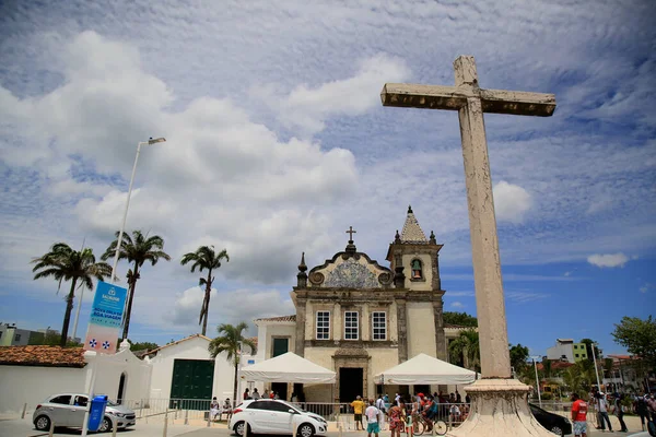 Salvador Bahia Brasil Enero 2021 Vista Iglesia Nossa Senhora Boa — Foto de Stock