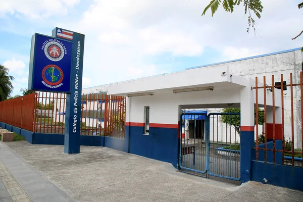 2021年1月4日 萨尔瓦多市的Colegio Policia Militar Bahia Colegio Policia Militar Bahia — 图库照片