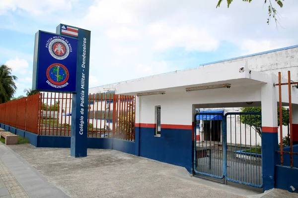 Salvador Bahia Brazil Janjanuary 2021 Colegio Policia Militar Bahia Місті — стокове фото
