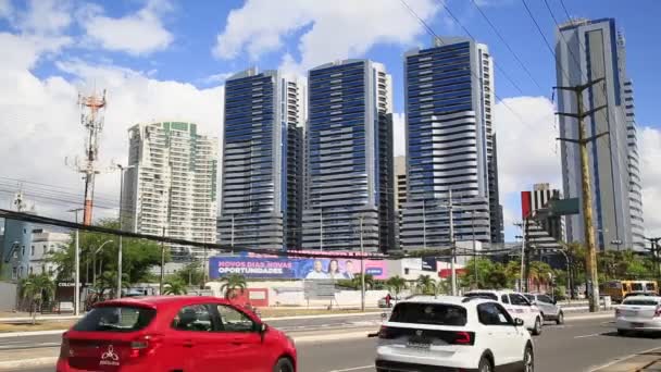 Salvador Bahia Brasile Gennaio 2021 Complesso Residenziale Commerciale Visto Nel — Video Stock