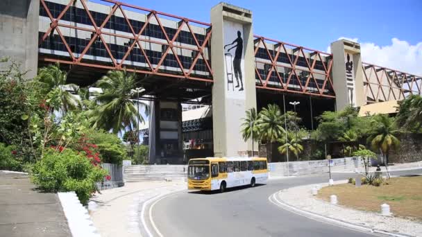 Salvador Bahia Brésil Janvier 2021 Ruines Palais Des Congrès Bahia — Video