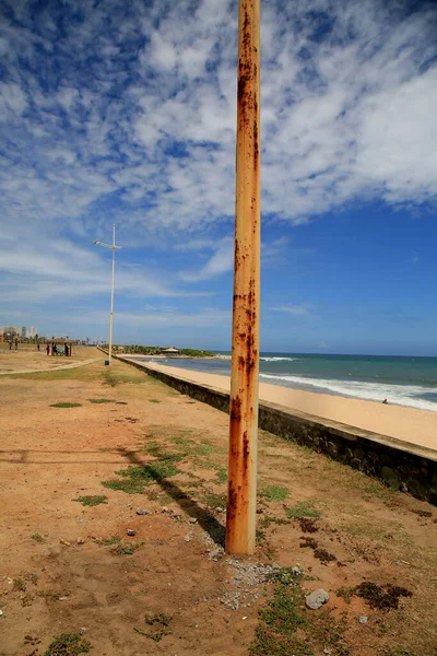 Salvador Bahia Brasil Enero 2021 Observa Óxido Poste Ciudad Salvador — Foto de Stock