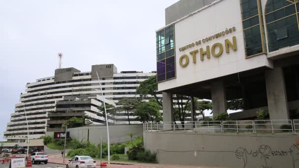 Salvador Bahia Brazil Ιανουαρίου 2021 Συνεδριακό Κέντρο Του Ξενοδοχείου Othon — Αρχείο Βίντεο