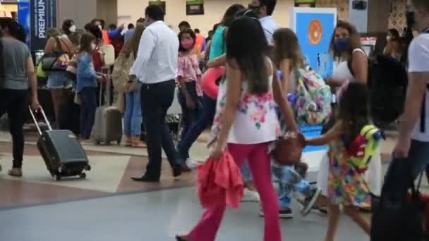 Salvador Bahia Brésil Janvier 2021 Les Passagers Sont Vus Portant — Video