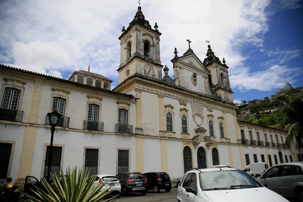 2021年1月19日 萨尔瓦多市Casa Pia和Colegio Dos Orfaos Sao Joaquim的景色 18世纪初耶稣公司的建筑 — 图库照片