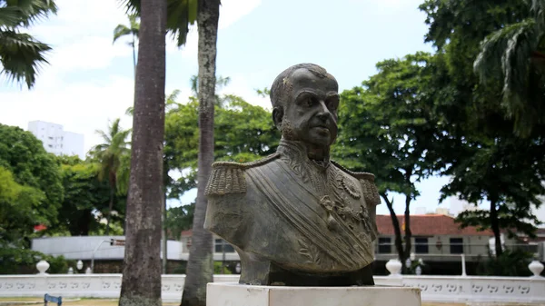 Σαλβαδόρ Μπαΐα Βραζιλία Ιανουαρίου 2021 Γλυπτό Του Dom Joao Βασιλιά — Φωτογραφία Αρχείου