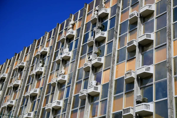 Salvador Bahia Brasil Enero 2021 Ven Aires Acondicionados Fachada Edificio — Foto de Stock