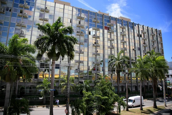 Salvador Bahia Brezilya Ocak 2021 Salvador Şehrindeki Bir Ticari Binanın — Stok fotoğraf
