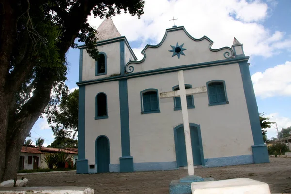 Nova Vicosa Bahia Brasil Marzo 2008 Vista Parroquia Nossa Senhora — Foto de Stock