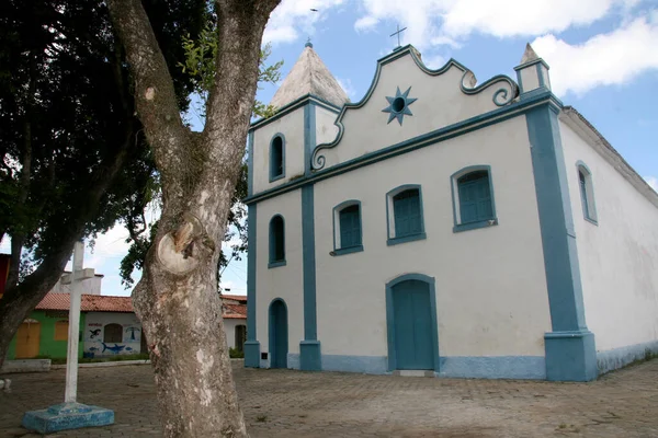 Nova Vicosa Bahia Brasil Marzo 2008 Vista Parroquia Nossa Senhora — Foto de Stock