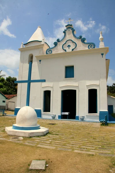 Santa Cruz Cabralia Bahia Braziliaans November 2008 Uitzicht Kerk Het — Stockfoto