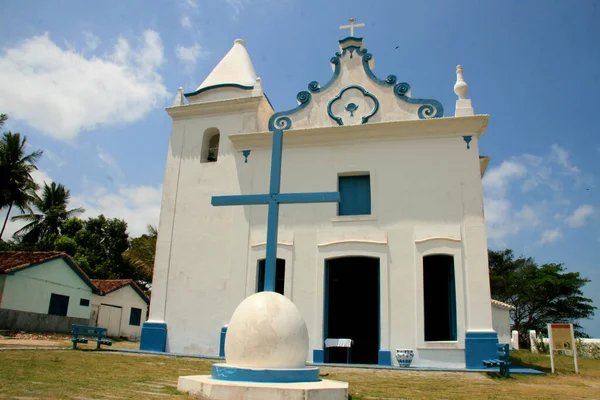 Santa Cruz Cabralia Bahia Brasile Novembre 2008 Veduta Della Chiesa — Foto Stock