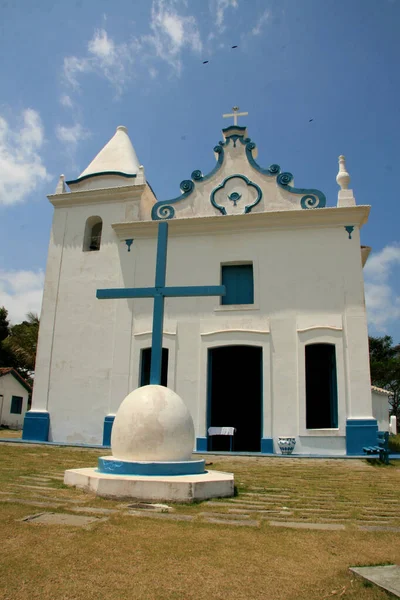 Santa Cruz Cabralia Bahia Brasil Novembro 2008 Vista Igreja Centro — Fotografia de Stock