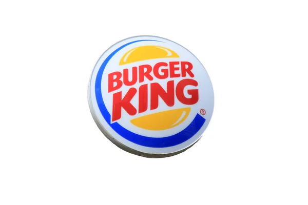 Salvador Bahia Brahb Мая 2021 Года Логотип Гамбургера Burgerking Городе — стоковое фото