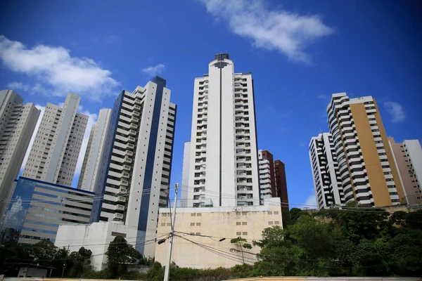 Salvador Bahia Brasil Mayo 2021 Vista Edificios Condominio Residencial Ciudad — Foto de Stock