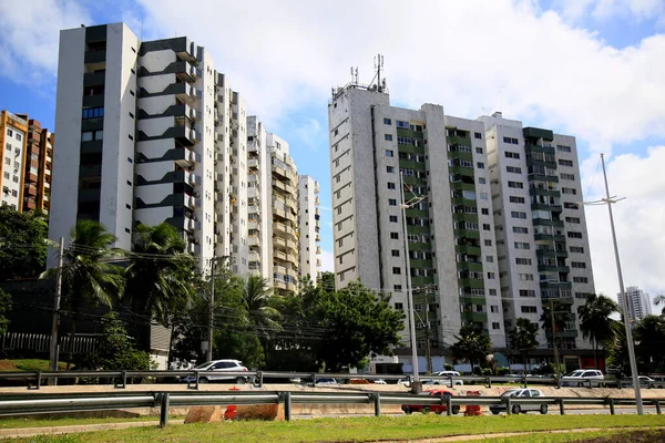 Salvador Bahia Brasil Mayo 2021 Vista Edificios Condominio Residencial Ciudad — Foto de Stock
