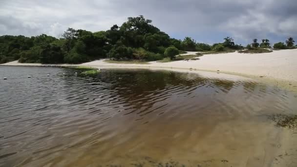 Salvador Bahia Brasil Janeiro 2021 Vista Água Lagoa Abaete Cidade — Vídeo de Stock