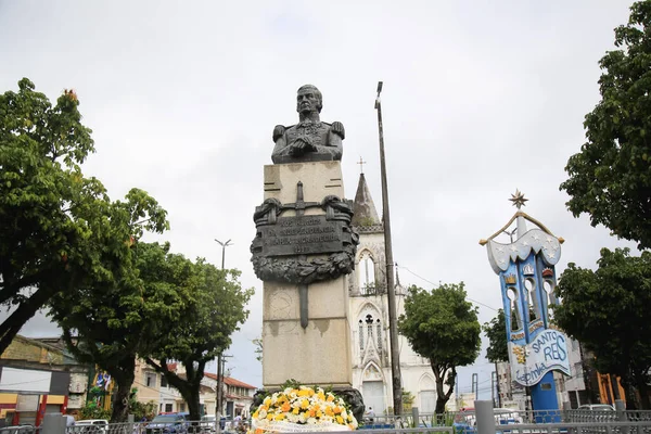 Сальвадор Баия Бразилия Июля 2021 Года Статуя Генерала Пьера Лабатута — стоковое фото