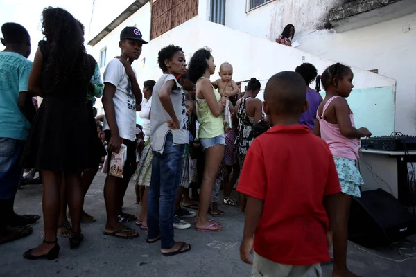 Salvador Bahia Brazil Oktober 2017 Dentita Testas Barnsjukdomar Sociala Åtgärder — Stockfoto