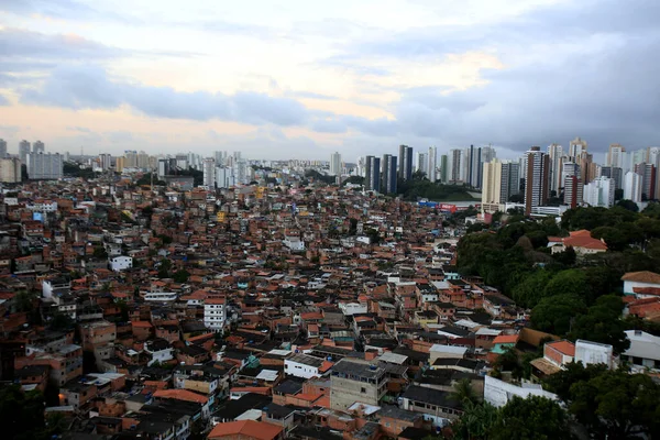 Salvador Bahia Brahb Августа 2016 Года Вид Воздуха Жилые Дома — стоковое фото