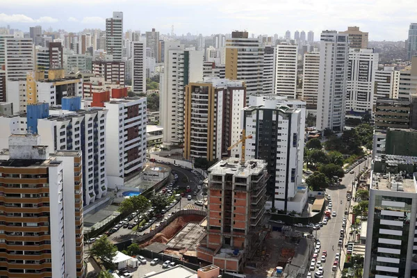 Salvador Bahia Brazil June 2016 Aerial View Residential Buildings Facades — Stock Photo, Image