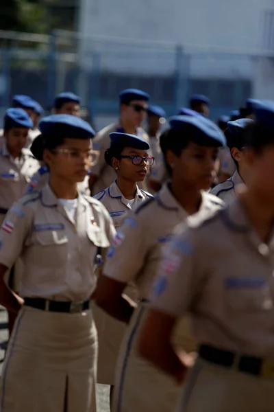 Salvador Bahia Brazil July 2019 Students College Military Police Bahia — 图库照片