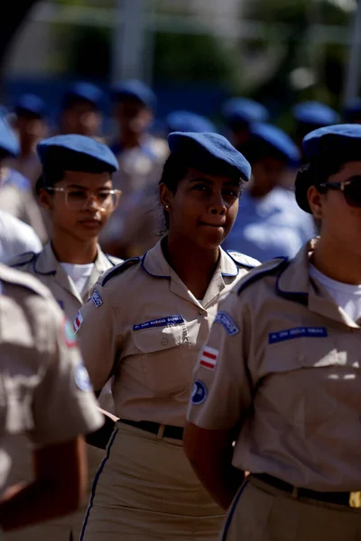 Salvador Bahia Brazil July 2019 Students College Military Police Bahia — Stock Photo, Image