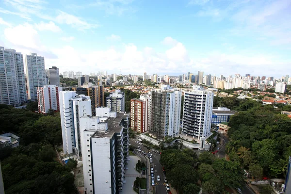 Salvador Bahia Brasil Agosto 2016 Vista Aérea Edificios Residenciales Comerciales —  Fotos de Stock
