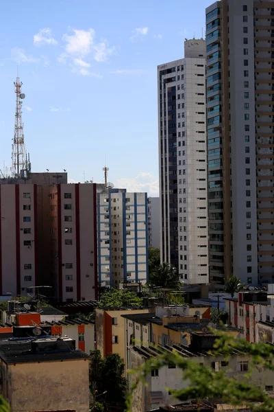 Salvador Bahia Brasil Agosto 2018 Vista Edificios Residenciales Condominios Barrio — Foto de Stock