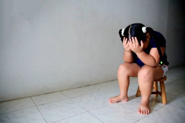 salvador, bahia, brazil - august 9, 2021: simulation of domestic violence against children in the city of Salvador.