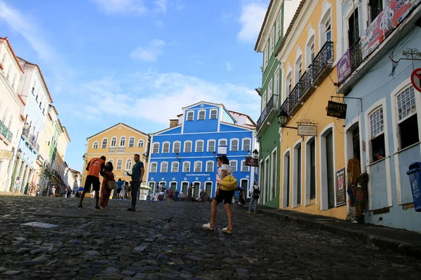 Salvador Bahia Brezilya Ağustos 2021 Salvador Şehrinin Tarihi Merkezi Pelourinho — Stok fotoğraf