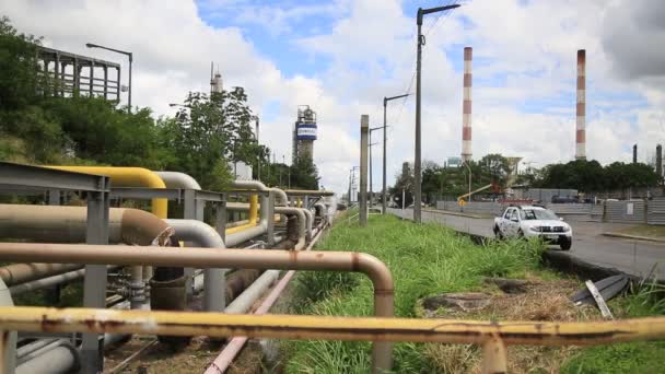 Camacari Bahia Brasil Agosto 2021 Vista Industria Fabrica Centro Industrial — Vídeo de stock