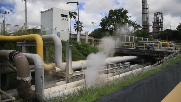 Camacari Bahia Brasil Agosto 2021 Vista Fachada Fabrica Empresa Braskem — Vídeos de Stock