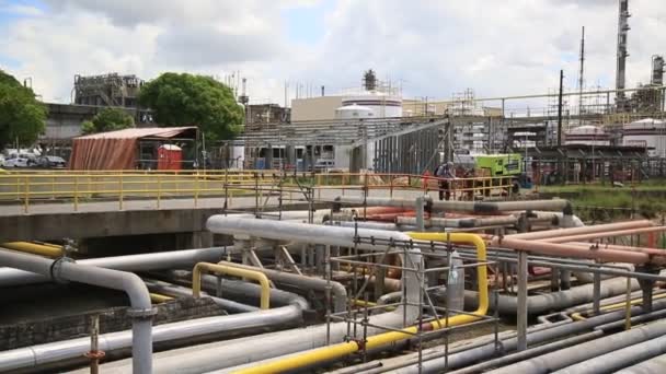 Camacari Bahia Brasil Agosto 2021 Vista Fachada Fabrica Empresa Braskem — Vídeo de Stock