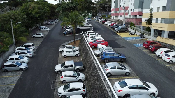 Salvador Bahia Brazil September 2021 View Vehicles Parked Parking Lot — Stock Photo, Image