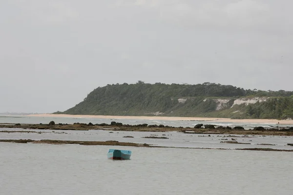 Porto Seguro Bahia Brazylijski Styczeń 2010 Widok Plażę Espelho Południowym — Zdjęcie stockowe