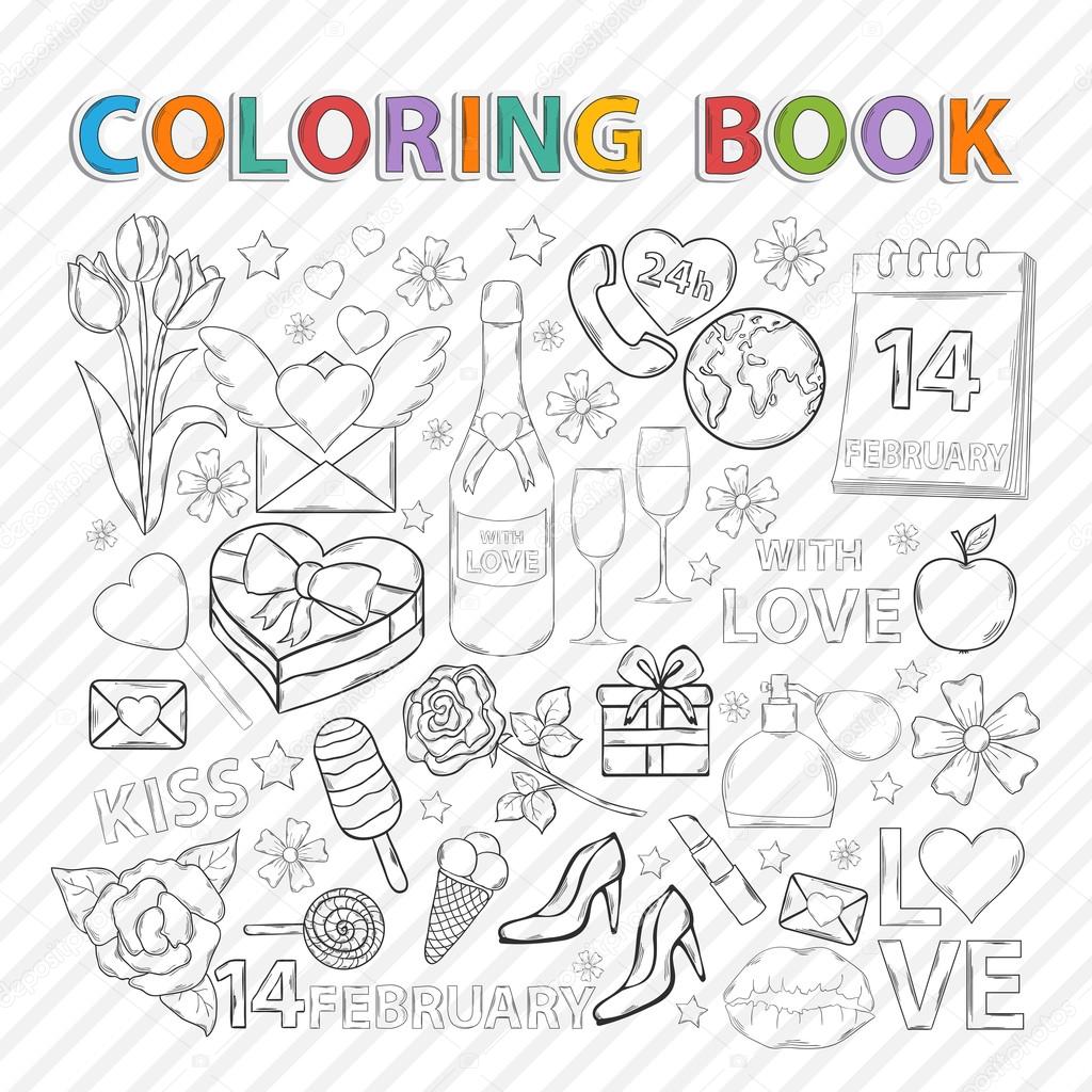92+ Love Coloring Book Set HD