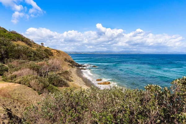 Schöne Aussicht Auf Den Strand Von Wategos Byron Bay Küste — Stockfoto
